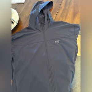 Men’s Arc’teryx gamma lightweight hoody in sapphire black - XL
